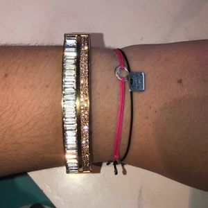 AUTHENTIC***Michael Kors gold rhinestone bracelet